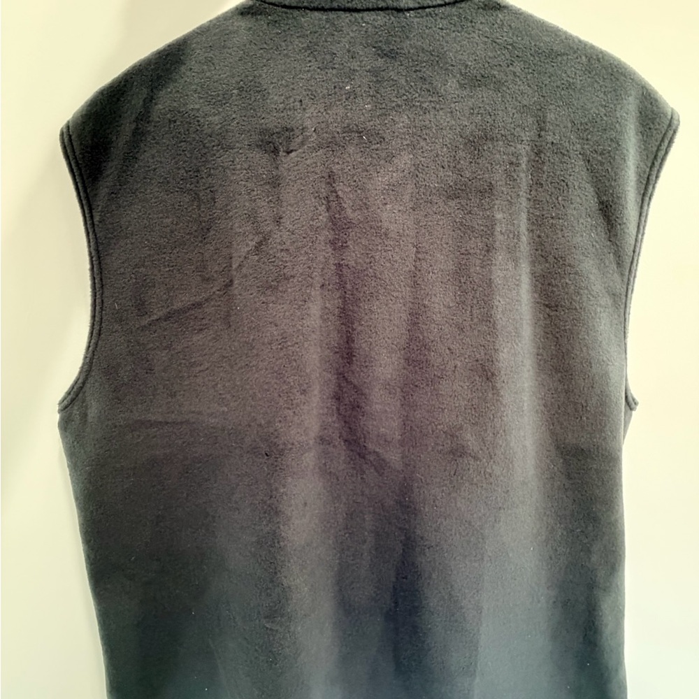 Columbia Black Full-Zip Fleece Vest - Picture 3 of 3